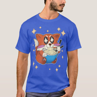 Kawaii Japanese Ramen Fox Anime Manga Graphic Japa T-Shirt