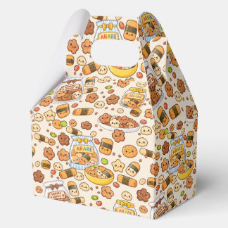 Kawaii japanese sakura arare snack favor box