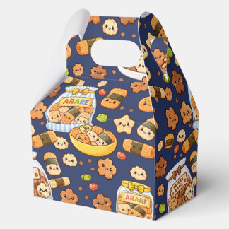 Kawaii japanese sakura arare snack favor box