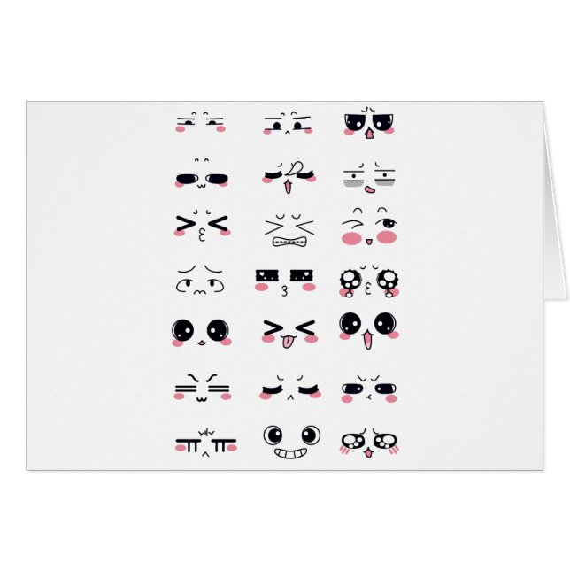 kawaii kaomoji (Devant horizontal)