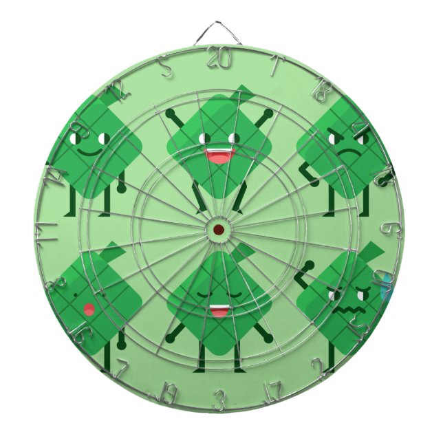 kawaii Ketupat Dartboard (Front)