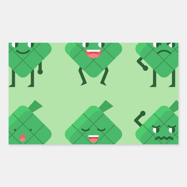 kawaii Ketupat Sticker (Front)