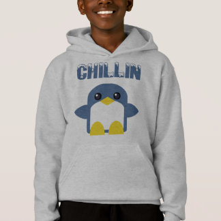 kawaii kids penguin chillin sweety tweety hoodie