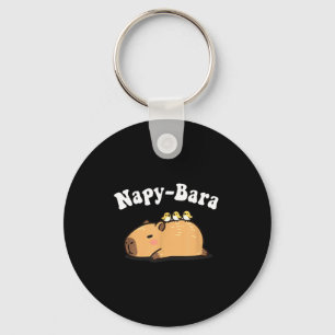 Kawaii Kids Sleep Napy Bara Boys Girls Capybara Pa Keychain