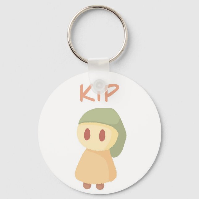 Kawaii Kip Keychain (Front)