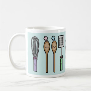 Kawaii Kitchen Utensils Coffee Mug