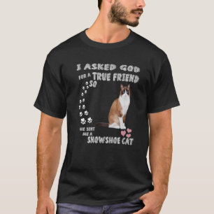 Kawaii Kitten Saying Mom Dad Lover Print, Cute Sno T-Shirt