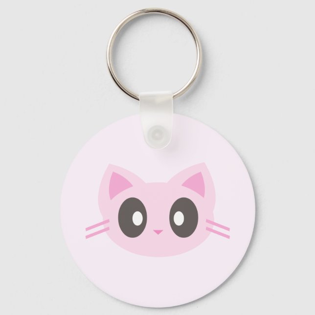 kawaii kitty keychain (Front)