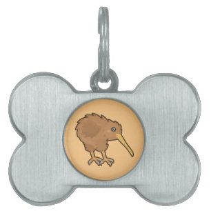 Kawaii Kiwi Pet Tag