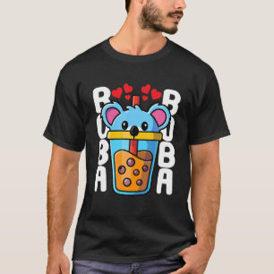 Kawaii Koala Bear Bubble Tea Cup Drink Koala Loves T-Shirt