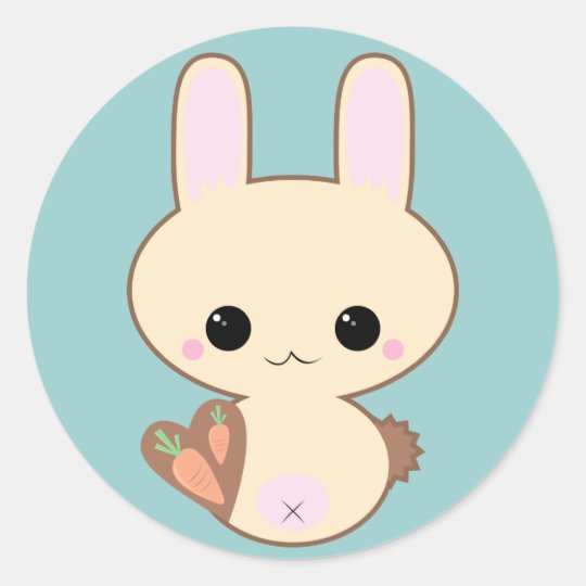 Kawaii Kokeshi Bunny Sticker