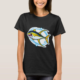 Kawaii Lion With Fishing Vest Fishing T-Shirt