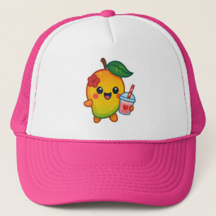 Kawaii Mango – Sweetheart Fruit with Heart Smoothi Trucker Hat