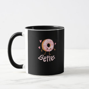 Kawaii Matching Couple Coffee And Donut Better Tog Mug