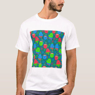 Kawaii Merry Mittens Pattern T-Shirt