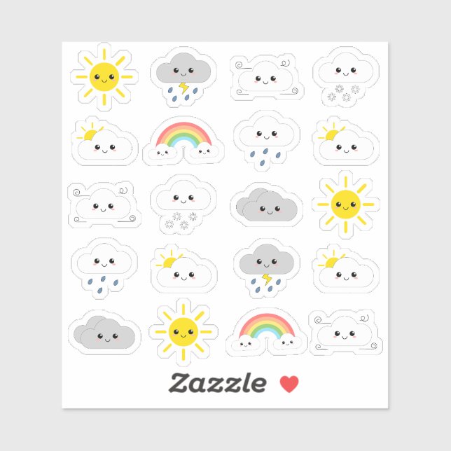 Kawaii Meteorology Weather Forecast Bujo Planner (Sheet)