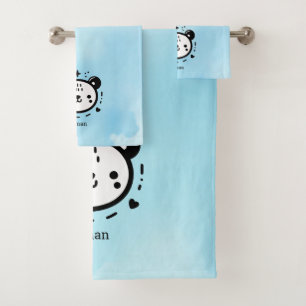 Kawaii mignon visage ours - Kawaii minimaliste lig
