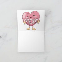 Kawaii Mom Heart Hug Design