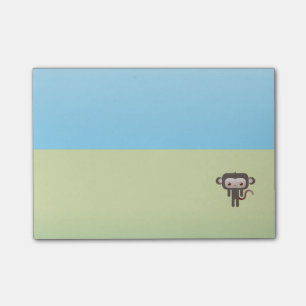 Kawaii monkey post-it notes