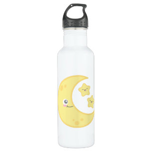 Kawaii Moon and Star 710 Ml Water Bottle