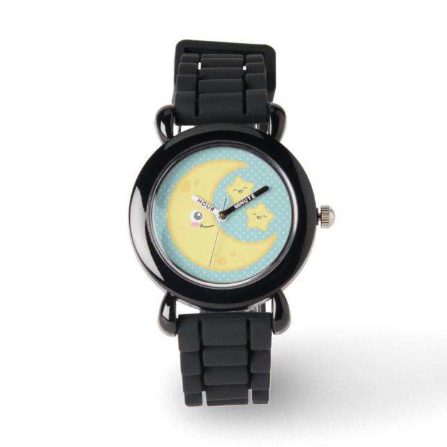 Kawaii Moon and Stars Watch (Front)