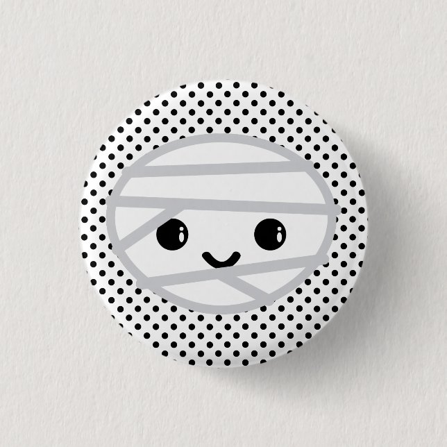Kawaii Mummy Button (Front)