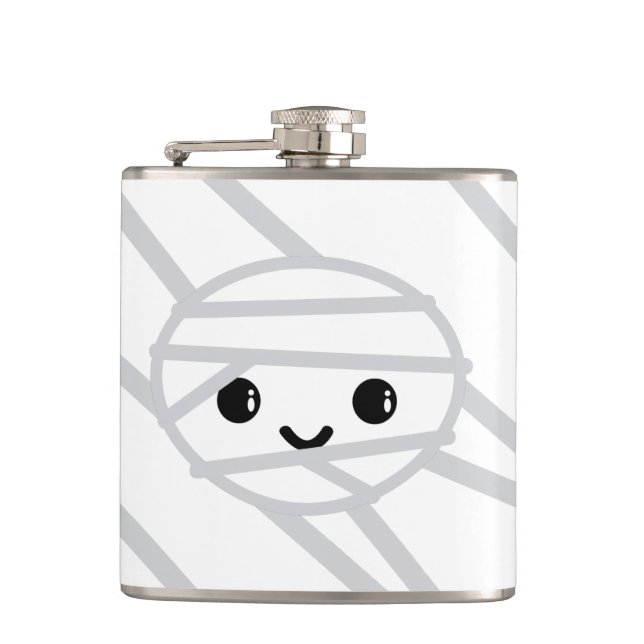 Kawaii Mummy Flask (Front)