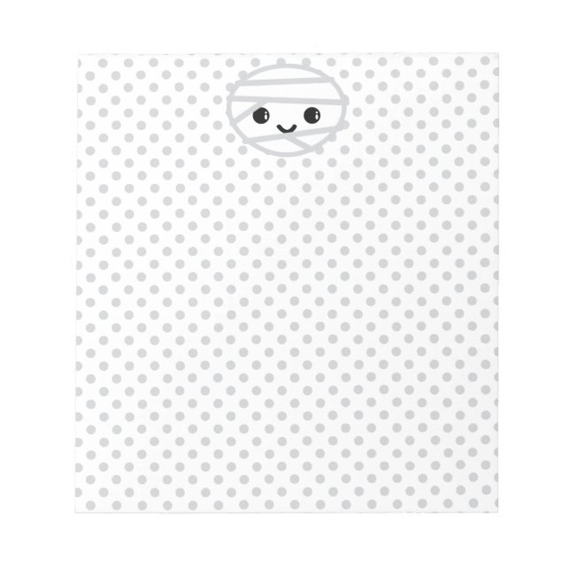 Kawaii Mummy Notepad (Front)