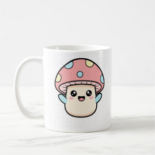 Kawaii Mushroom Buddy Coffee Mug