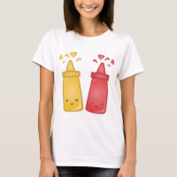 Kawaii Mustard and Ketchup Love