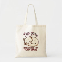 Kawaii Nap Queen Cat Dream Sac fourre-tout