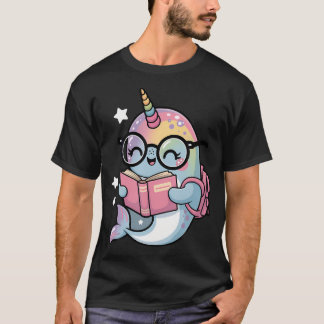 Kawaii Narwhal School Narwhal Sea Unicorns T-Shirt