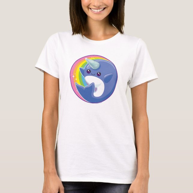 Kawaii Narwhal T-Shirt (Front)