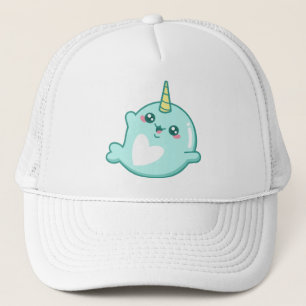 Kawaii Narwhal Trucker Hat
