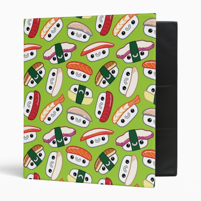 Kawaii Nigiri Sushi Binder (Front/Inside)