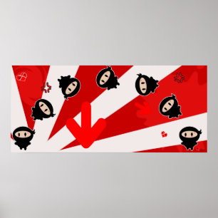Kawaii Ninja Flipz Print