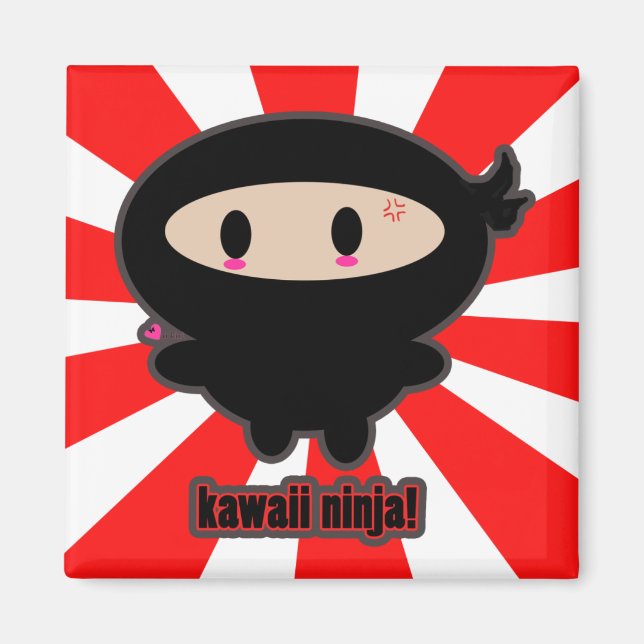 Kawaii Ninja Magnet (Front)