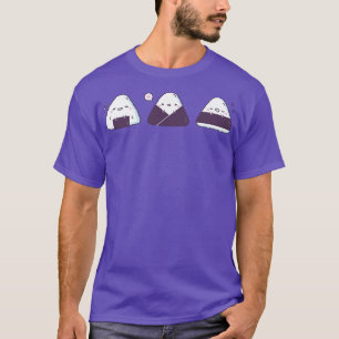Kawaii Onigiri Japanese Rice Balls Trio T-Shirt