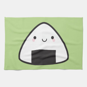 Kawaii Onigiri Rice Ball Kitchen Towel