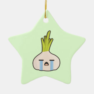 Kawaii Onion Ceramic Ornament