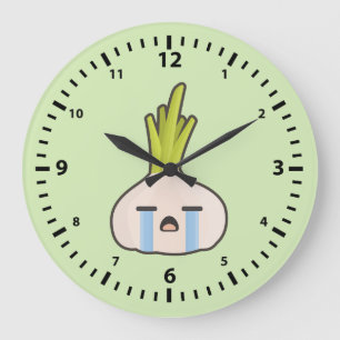 Kawaii Onion Large Clock