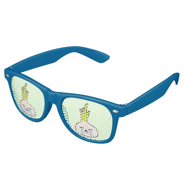 Kawaii Onion Retro Sunglasses (Angled)