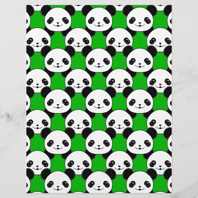 Kawaii Panda Bear Pattern (Front)