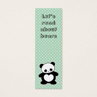 Kawaii panda bookmark