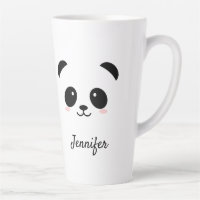 Kawaii panda cute black white personalized