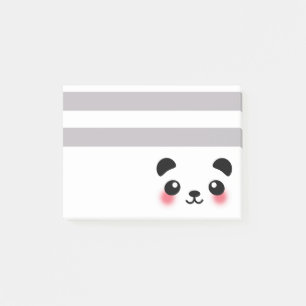 Kawaii Panda Face Post-it Notes