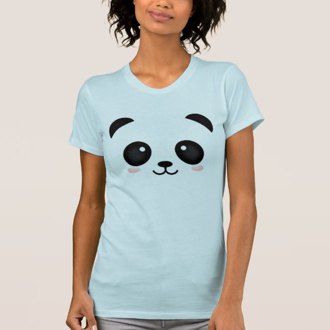 Kawaii Panda Face Shirt (Front)