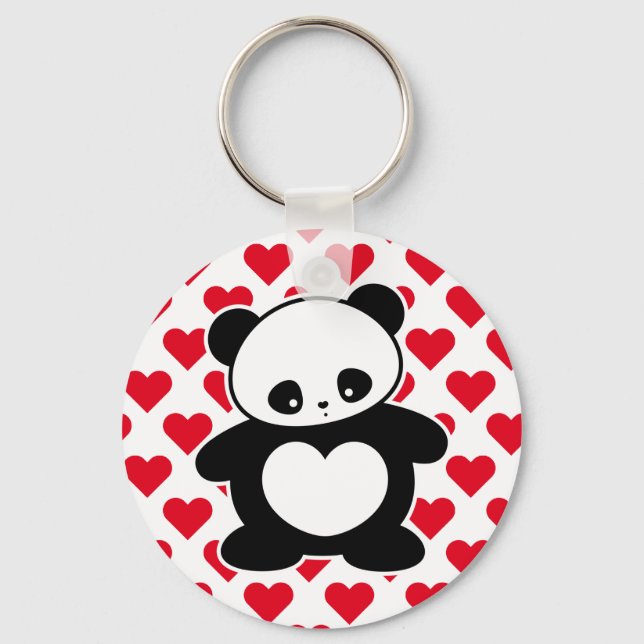 Kawaii panda keychain (Front)