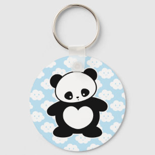 Kawaii panda keychain