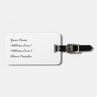 Kawaii panda luggage tag